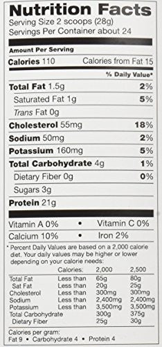 Tera's Whey rBGH Free Whey Protein Bourbon Vanilla (1x24 OZ)